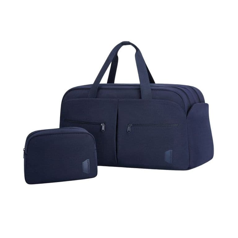 Bolso Fin de Semana 45 L con Neceser y Zapatero Azul Azul TALLA UNICA