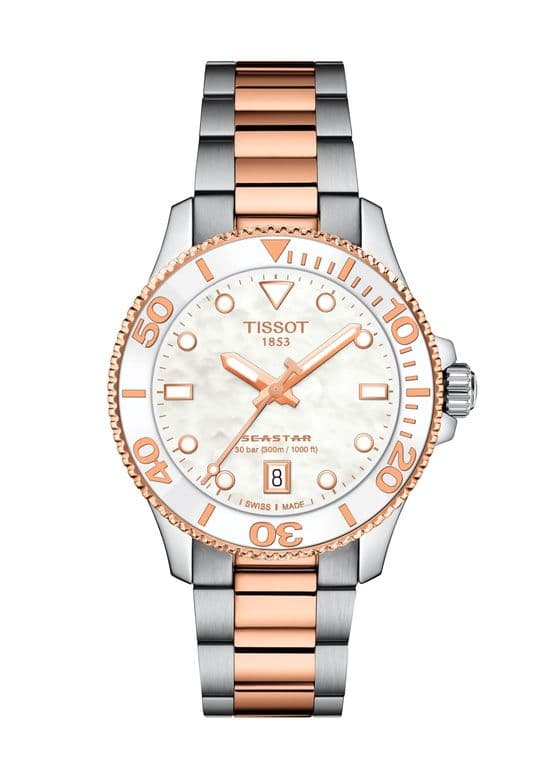 Reloj Seastar 1000 Bicolor Oro Rosa Oro Rosa TALLA UNICA