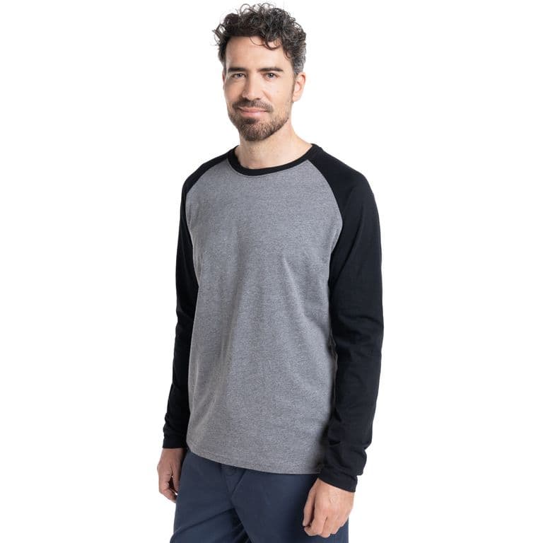 POLERA CUELLO REDONDO Gris 3XL