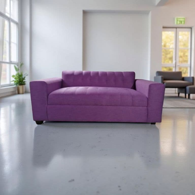 SOFA TRES CUERPOS MORADO LINO