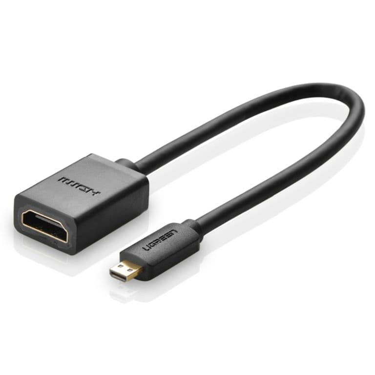 Cable Micro-HDMI a HDMI 20cm Negro