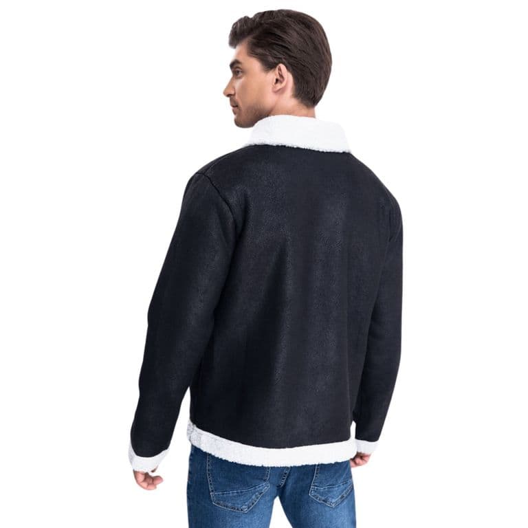 Chaqueta Ecocuero Soft Boston Hombre Negro S