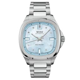 Reloj Multifort TV 35 Acero Celeste Plateado TALLA UNICA