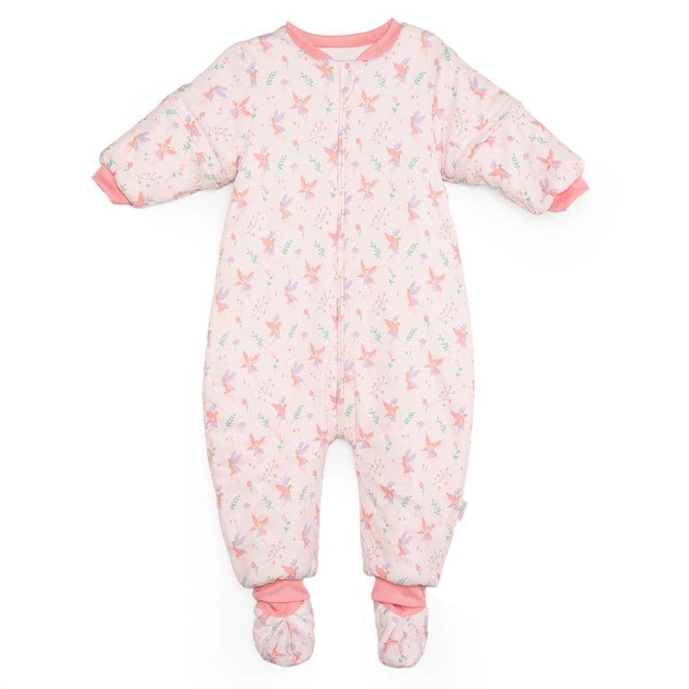Saco dormir bebe con pies TOG 3.5 - Hadas - Saquito bebe Rosa 6-12 MESES
