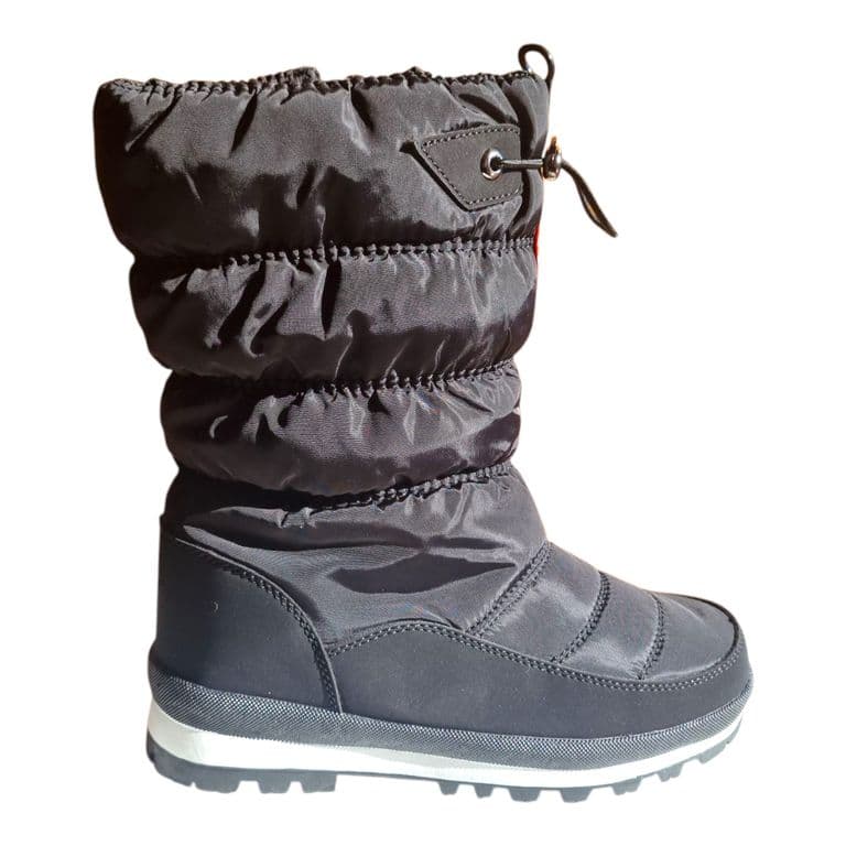 Bota Termica Con Chiporro-Felpa Impermeable Negro 37