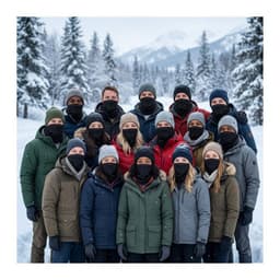 Pack 12 Cuellos Bandanas Multifuncionales Micropolar Negro TALLA UNICA