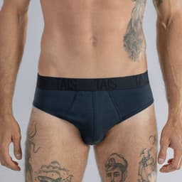 2 Unidades Slip Cotton Spandex Azul Happy Boolls Azul S