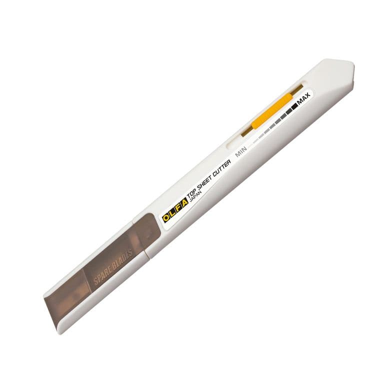 Cuchillo 6 mm. con regulador de profundidad de corte + 2 repuestos.