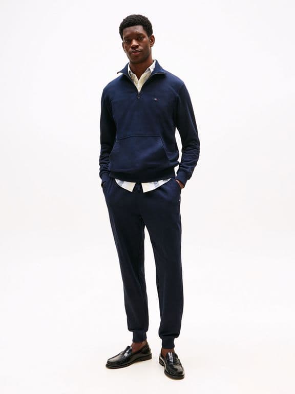 Joggers Essential Terry Con Logo Azul Azul XS