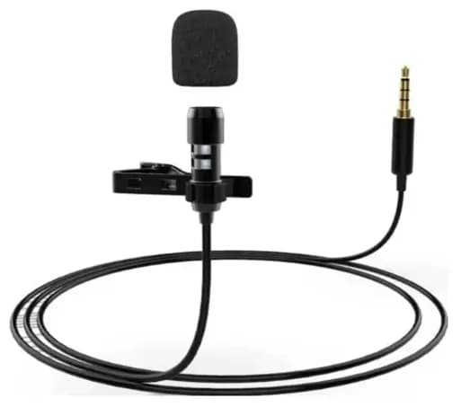 Microfono Streaming - Lavalier C2 - Iphone/Android - Negro