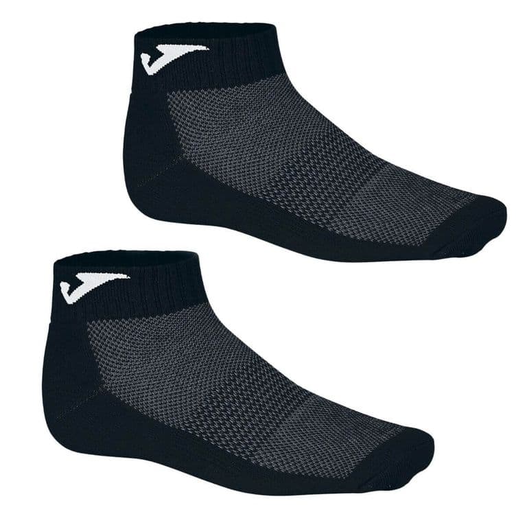 Calcetin Corto Pro Negro Tenis Padel Negro 35-38