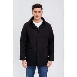 Abrigo Chaqueta Hombre Montgomery Largo Otono Invierno 7572 Negro M