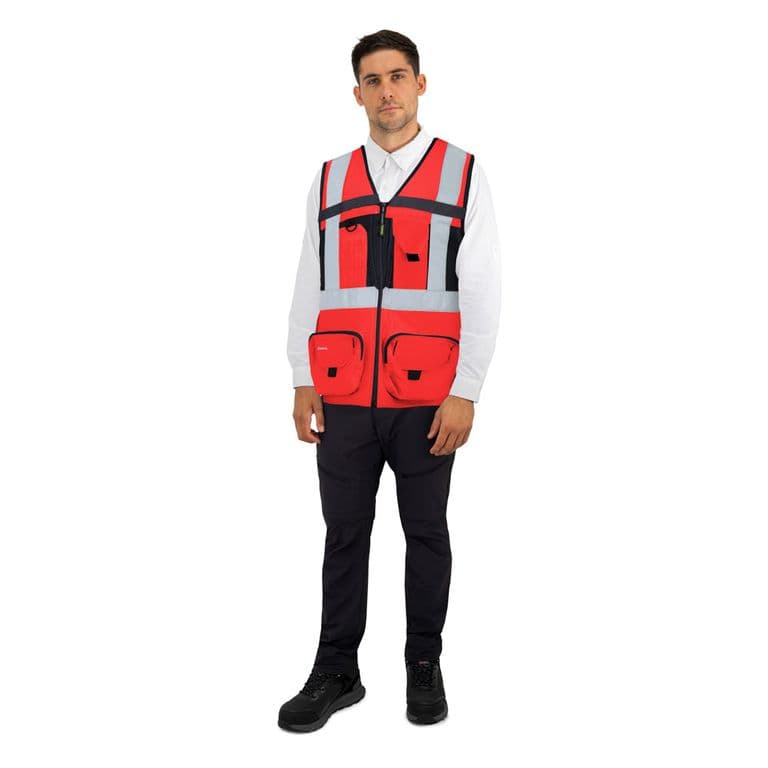 CHALECO GEOLOGO XPERT HOMBRE ROJO Rojo XL