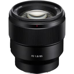FE 85mm f1.8 Lente - Negro