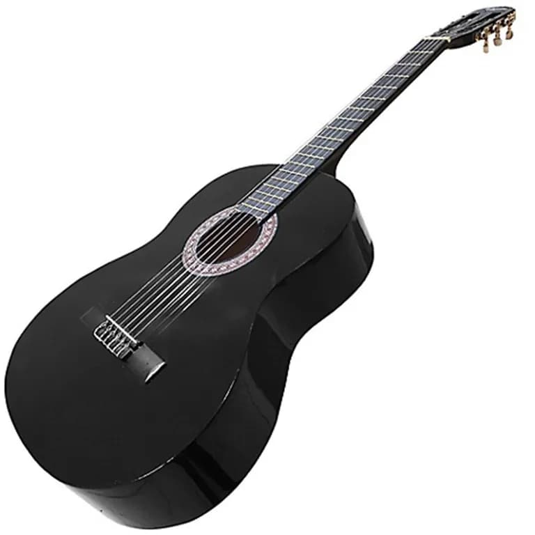 Guitarra Clasica Negra 39P cBolso