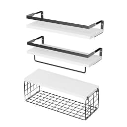 Repisas Decorativas para Cocina, Bano u Oficina 3 Piezas Multifuncion