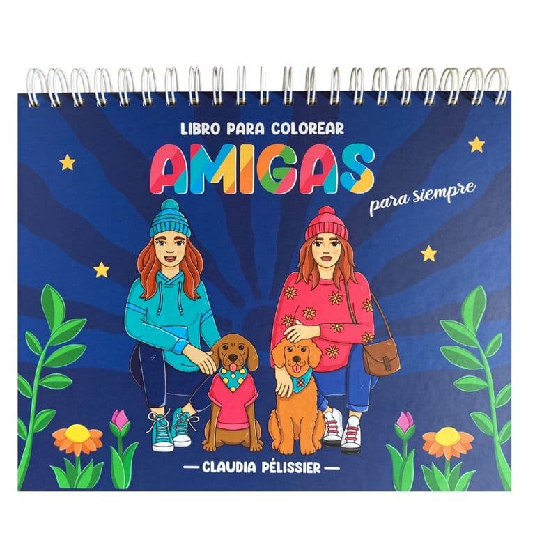 Amigas para siempre - Libro para colorear - Tapa dura