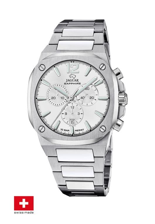 Reloj J1025/4 Swiss Plateado Hombre Rondcarre Plateado TALLA UNICA