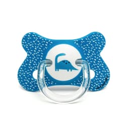 CHUPETE FUSION ANATOMICO SILICONA 4-18M DINO AZUL