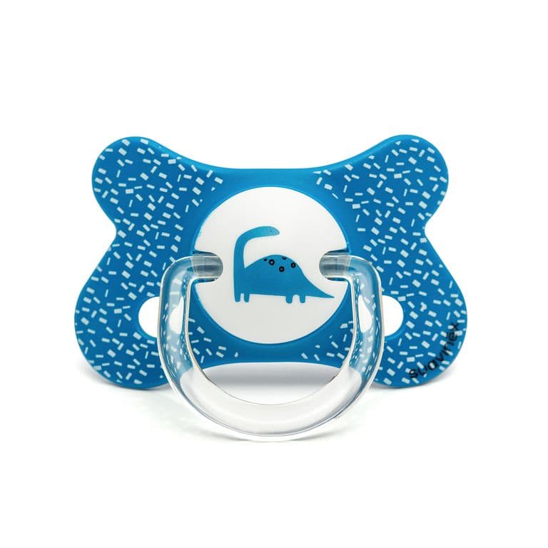 CHUPETE FUSION ANATOMICO SILICONA 4-18M DINO AZUL