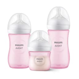 Set de 3 Mamaderas (125, 260, 330 ml) Pink