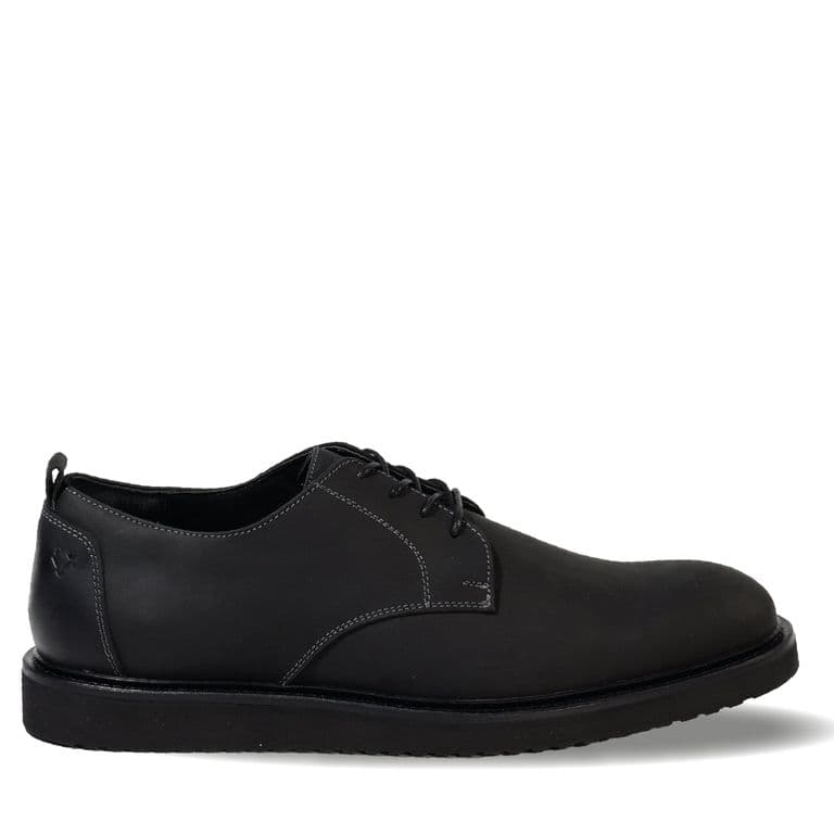 Zapato Hombre De Cuero Cau Vang Negro Veroz Negro 41