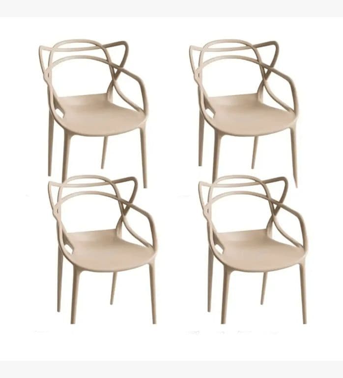 Pack 4 Sillas Master Beige