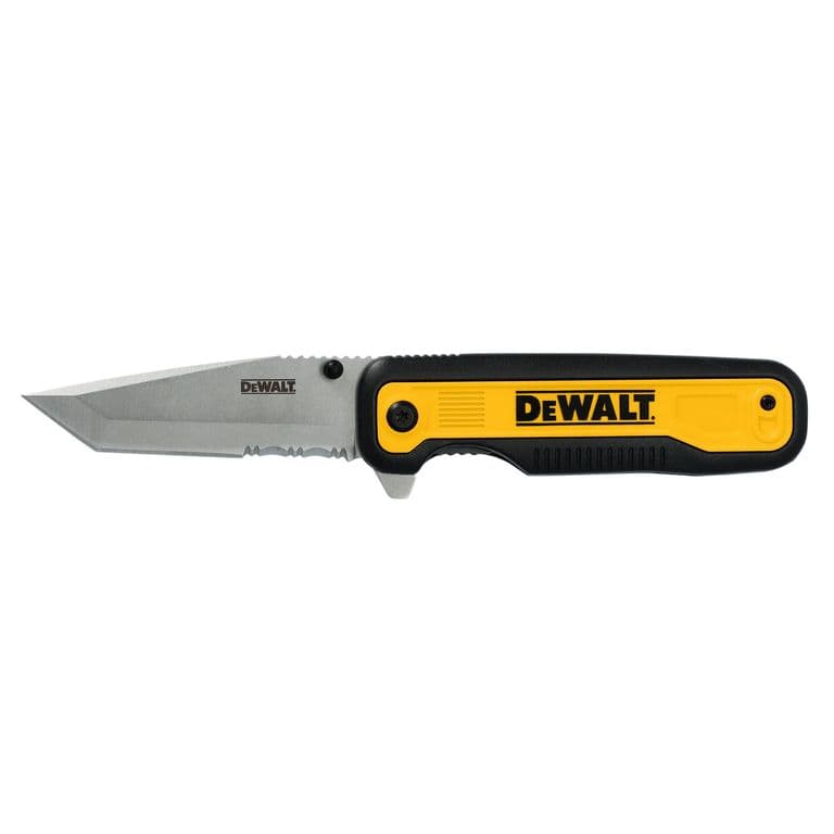 Navaja de bolsillo con dientes de sierra DWHT10994
