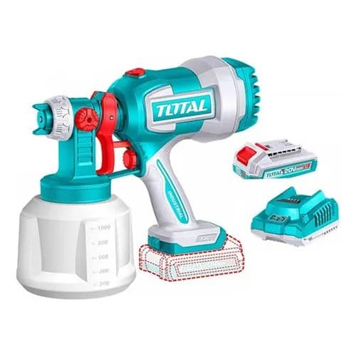 Pistola Para Pintar 20v Bat + Cargador Total TSGLI200422