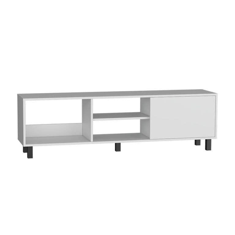 Rack Tv 65 1 Puerta 475X160X35 Cm Blanco