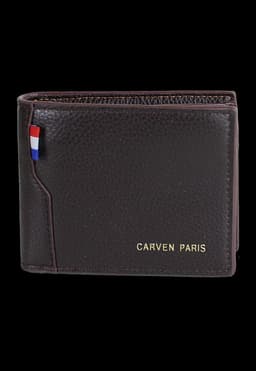Billetera de hombre Matt cafe oscuro Paris Cafe TALLA UNICA