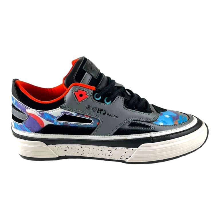 Zapatilla Urbana Sharp Gris Cuero Premium Gris 7 US