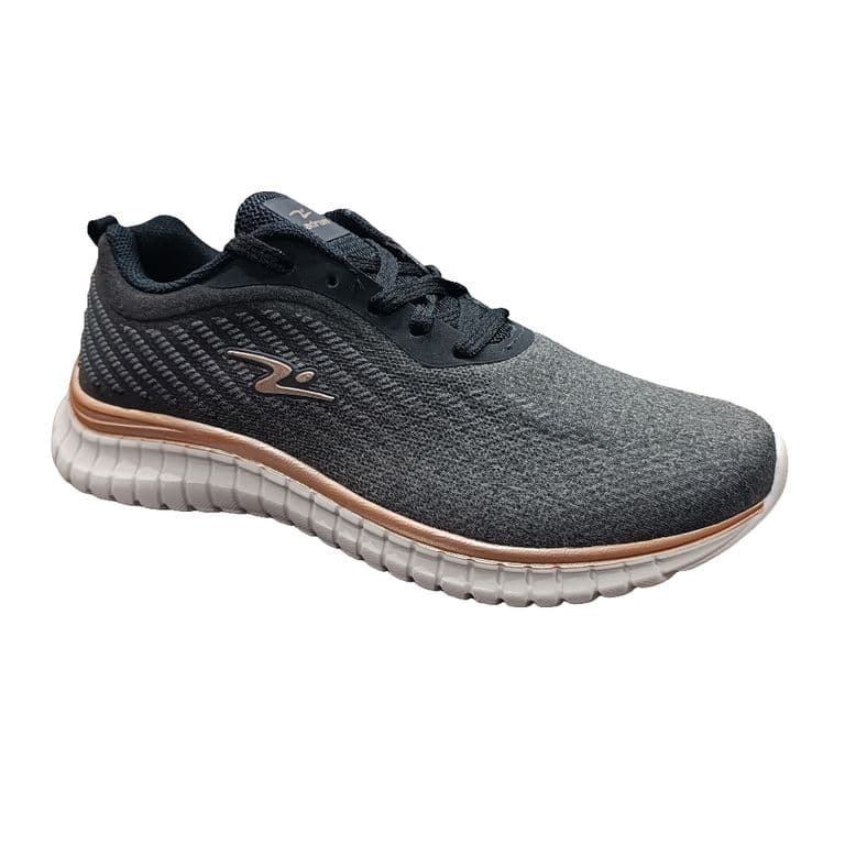 ZAPATILLA DEPORTIVA MUJER NEGRO BRONCE 8614 Negro 35