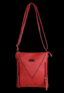 Cartera bandolera Pascal roja Rojo TALLA UNICA