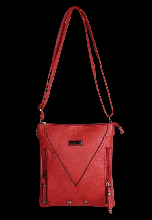 Cartera bandolera Pascal roja Rojo TALLA UNICA
