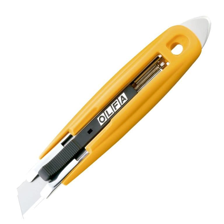 Cuchillo de Seguridad Auto-Retractil y Cortador de Cinta