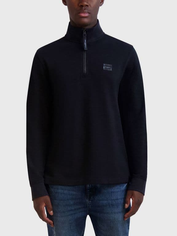 Poleron con metal logo Negro XL