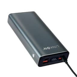 Bateria Externa Cargador Rapido Power Bank 20.000 Mah - Azul - Gris