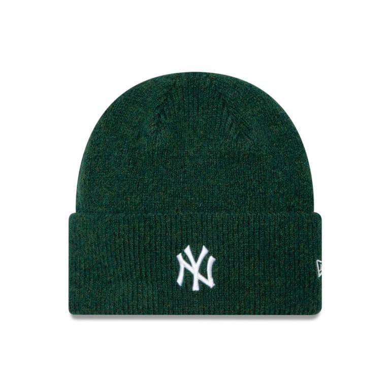 Beanie New York Yankees MLB Wide Cuff Dark Green Woman Verde TALLA UNICA