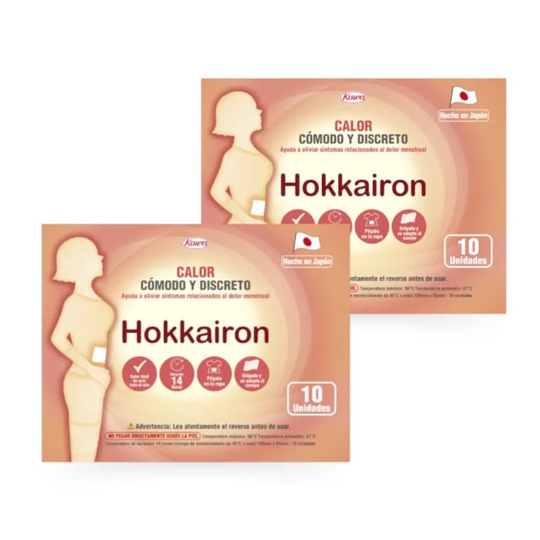 Parche Termico Hokkairon PACK X2 20Uni Alivia Dolor Menstrual