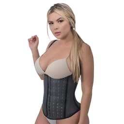 Faja Reductora Colombiana Alta Compresion Negro XL