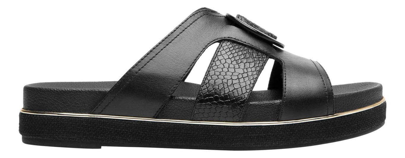 Sandalia Mujer Deyna 122901negro Negro 35