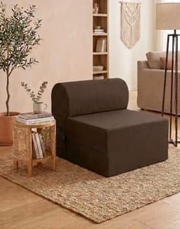 SOFA CAMA DE ESPUMA  190X75X36 Cafe