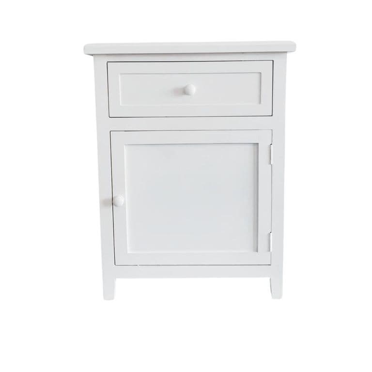 VELADOR DORMITORIO RECCO CAJON PUERTA DERECHO BLANCO