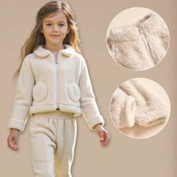 Conjunto Frizado Polar 2 Piezas Nina Beige Beige 12-18 MESES