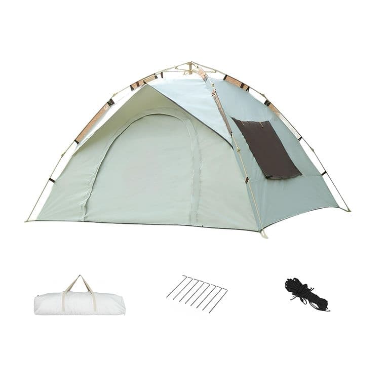 Carpa Camping Automatica 4 Personas Con Accesorios Roof Gris