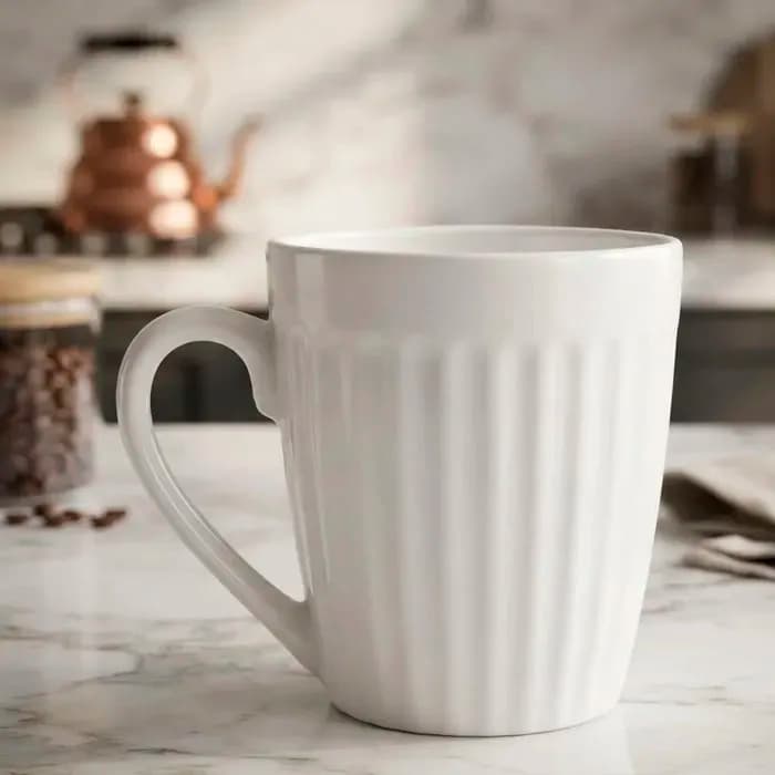 Set de 2 Taza o Mug Porcelana Blanco