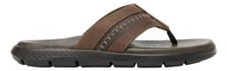 Sandalias Hombre Cuero Cafe Oscuro 44