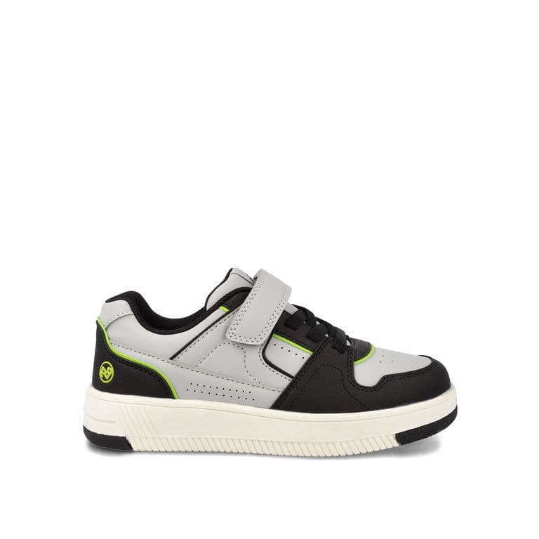 Zapatilla Nino Bubblegummers Arnie Gris Claro - Blanco Gris 31