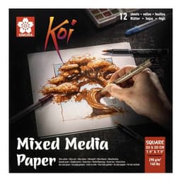 Block Koi Mix Media 20x20cm 290gr. 12hj
